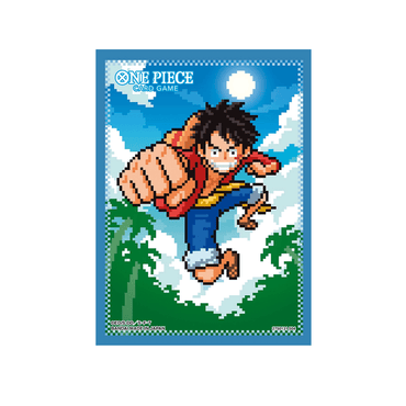 One Piece TCG: Official Sleeves 8 - Pixel Monkey.D.Luffy