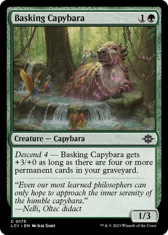 Basking Capybara [The Lost Caverns of Ixalan]