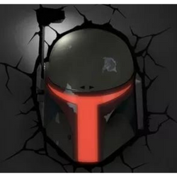 Lámpara Deco Light Mural 3D Star Wars Boba Fett