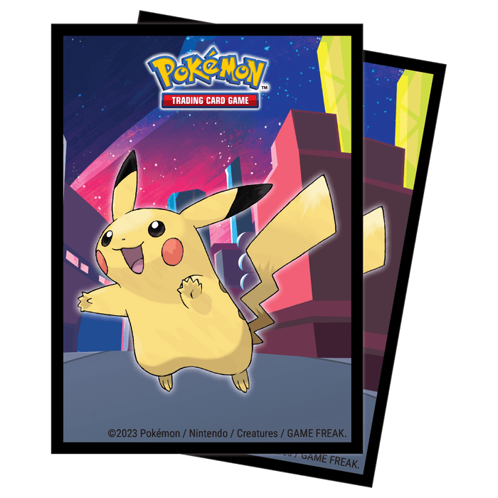 Pokemon - Protectores Diseño Pikachu Skyline Tamaño Standard 65und