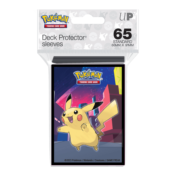 Pokemon - Protectores Diseño Pikachu Skyline Tamaño Standard 65und