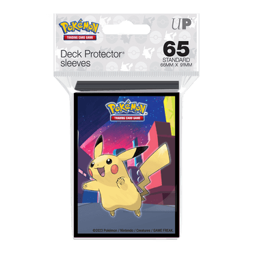 Pokemon - Protectores Diseño Pikachu Skyline Tamaño Standard 65und