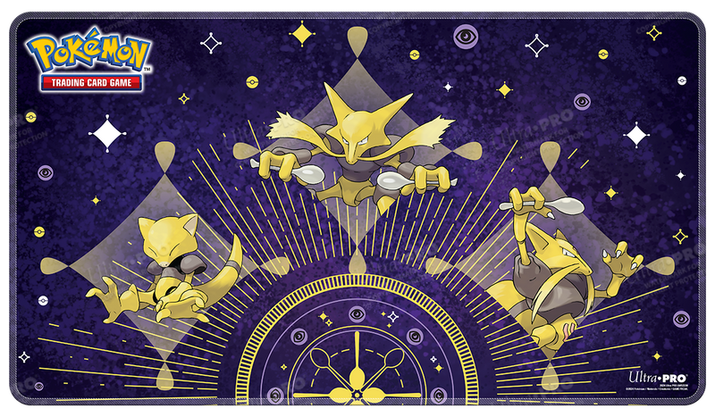 Playmat Bordado Ultra Pro - Pokémon - Evoluciones de Abra (Abra Evolutions - Stitched )