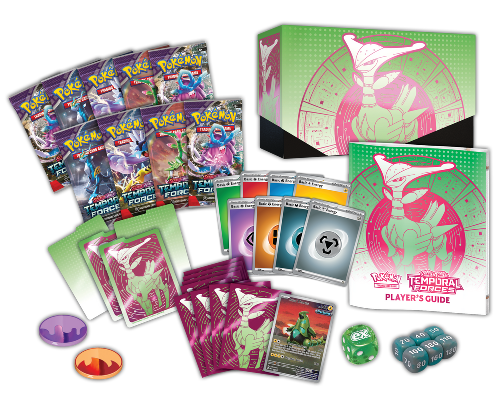 Scarlet & Violet: Temporal Forces - Elite Trainer Box (Iron Leaves)