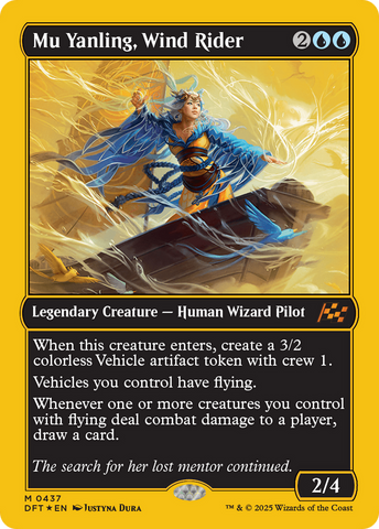 Mu Yanling, Wind Rider (First-Place Foil) [Aetherdrift]