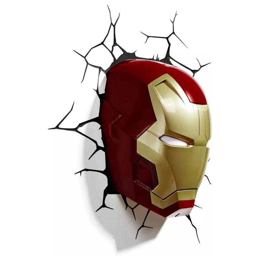 Lámpara Deco Light Mural 3D Iron Man