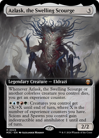 Azlask, the Swelling Scourge (Extended Art) [Modern Horizons 3 Commander]