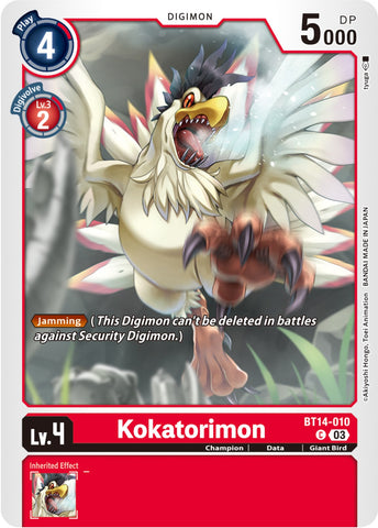 Kokatorimon [BT14-010] [Blast Ace]