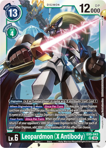 Leopardmon (X Antibody) [EX5-043] [Animal Colosseum]