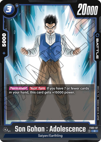 Son Gohan : Adolescence [Starter Deck: Vegeta (Mini) Super]