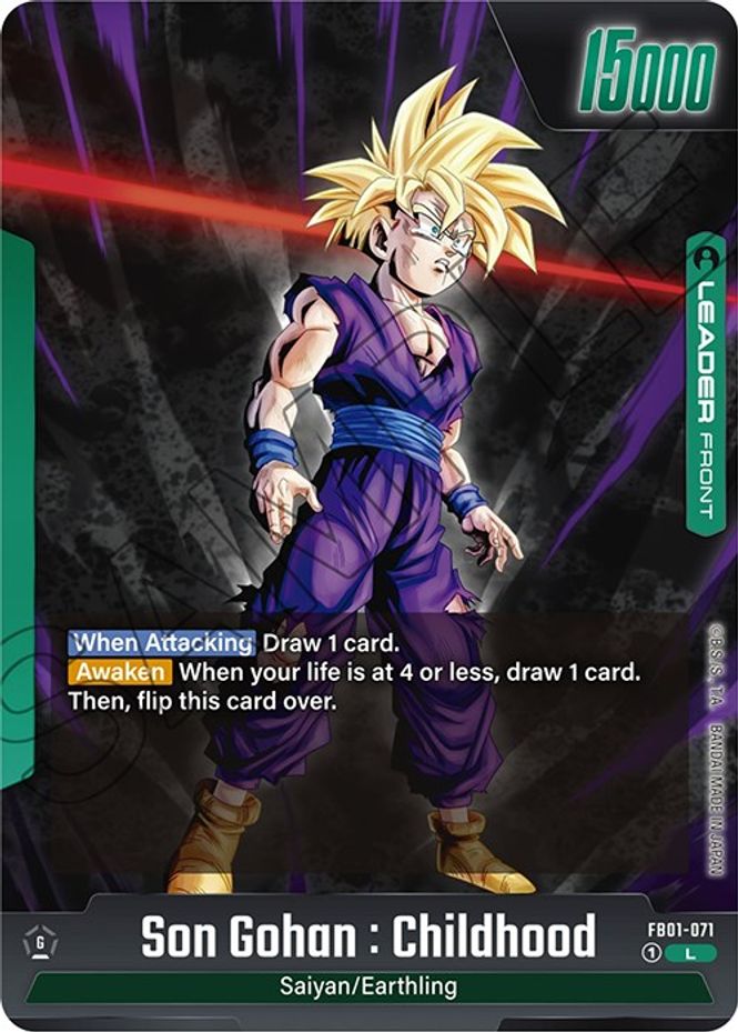 Son Gohan Childhood FB01 071 Awakened Pulse