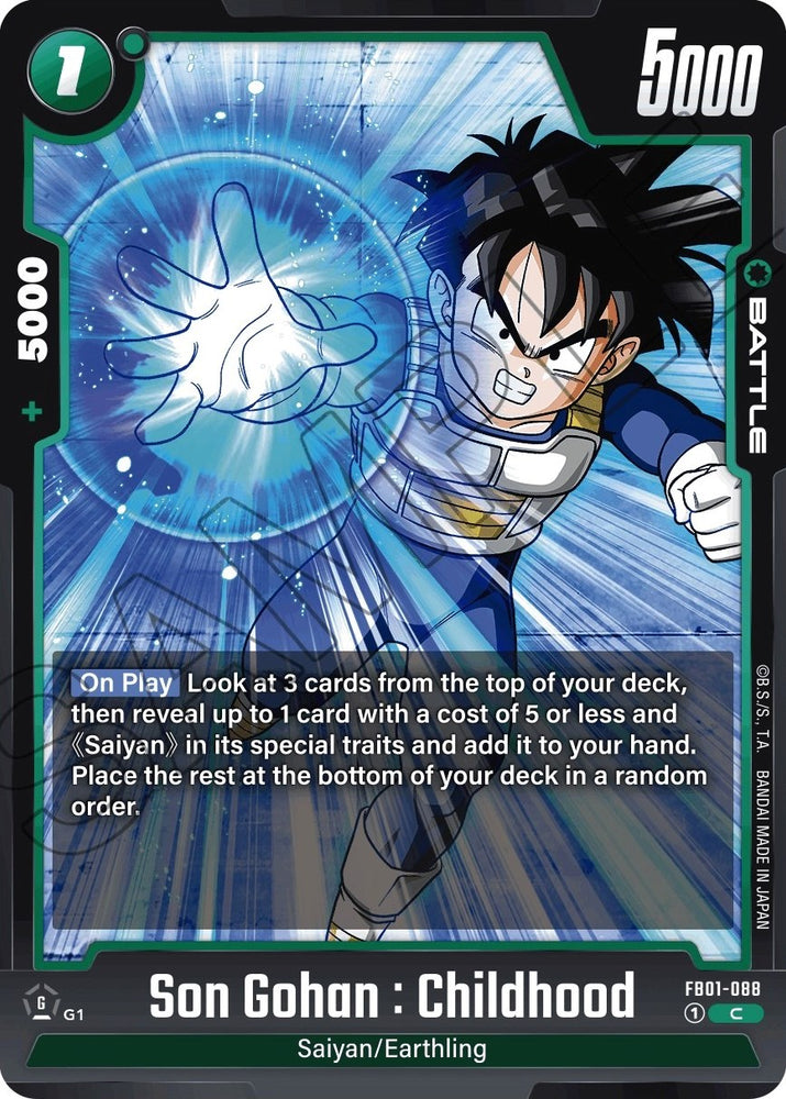 Son Gohan : Childhood (FB01-088) [Awakened Pulse]