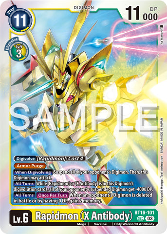 Rapidmon (X Antibody) [BT16-101] [Beginning Observer]