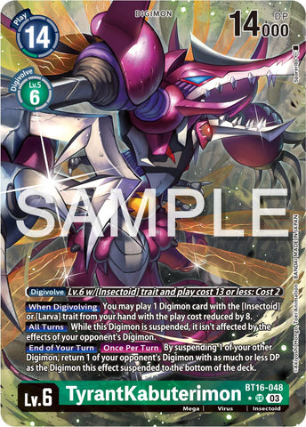 TyrantKabuterimon [BT16-048] (Alternate Art) [Beginning Observer]