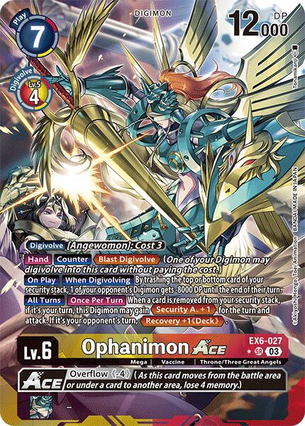 Ophanimon ACE [EX6-027] (Alternate Art) [Infernal Ascension]