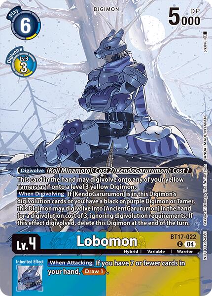 Lobomon [BT17-022] (Legend Pack 2024 Box Topper) [Chain of Liberation]