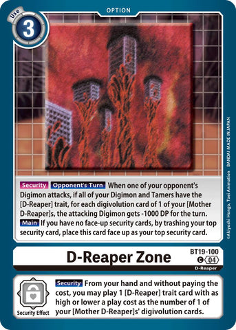 D-Reaper Zone [BT19-100] [Release Special Booster Ver.2.5]