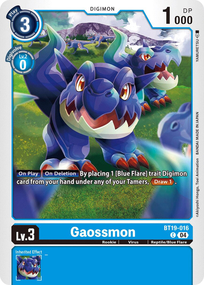 Gaossmon [BT19-016] [Release Special Booster Ver.2.5]