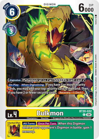 Bulkmon [BT20-032] [Release Special Booster Ver.2.5]