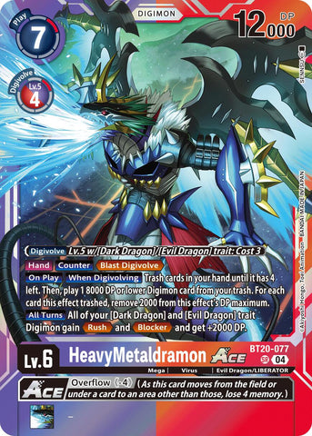 HeavyMetaldramon ACE [BT20-077] [Release Special Booster Ver.2.5]