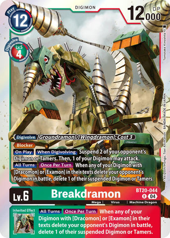 Breakdramon [BT20-044] [Release Special Booster Ver.2.5]