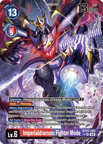 Imperialdramon: Fighter Mode [BT20-020] (Alternate Art) [Release Special Booster Ver.2.5]