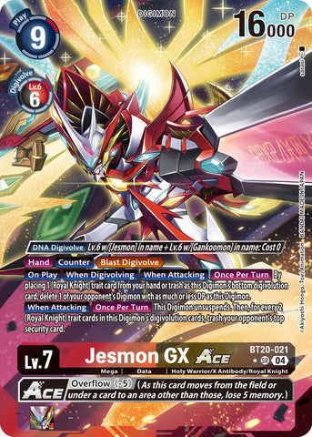 Jesmon GX ACE [BT20-021] (Alternate Art) [Release Special Booster Ver.2.5]