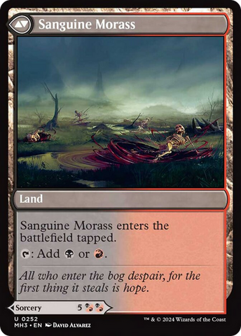 Bloodsoaked Insight // Sanguine Morass [Modern Horizons 3]