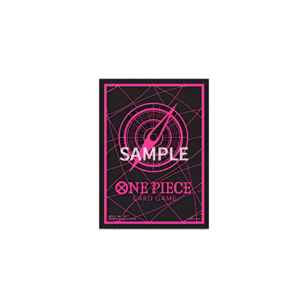 One Piece Official Sleeves 6 - Logo One Piece Fucsia (70)