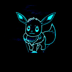 Lámpara Led Eevee Base Negra