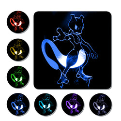 Lámpara Led Mewtwo Base Negra con Aplicación