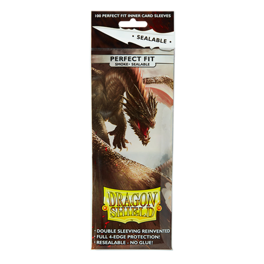 Dragon Shield Perfect Fit - Sealable - Smoke Pack 100 Unid.