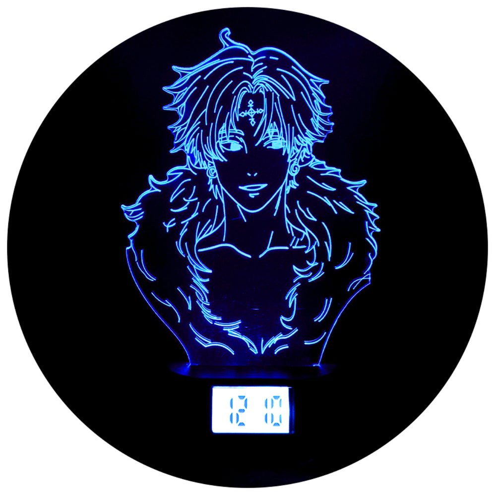 Lámpara Led Kuroro Hunter X Base Reloj