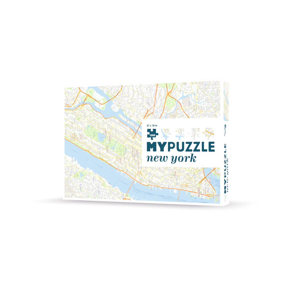 New York mapa 1000pcs