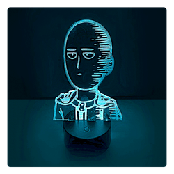 Lámpara Led OnePunchman Base Negra