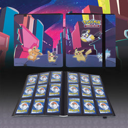 Pokemon - Carpeta Binder UltraPro 9 Bolsillos - Diseño Pikachu Skyline