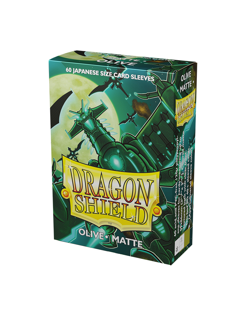 Protectores Dragon Shield - Japanese Matte - Olive