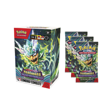 Scarlet & Violet: Twilight Masquerade - Build and Battle Box + 3 booster pack (español)