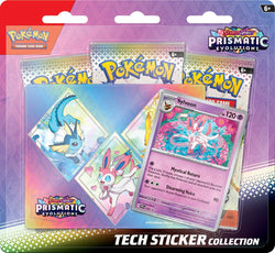 Pokemon TCG: Scarlet & Violet Prismatic Evolutions- Tech Sticker Collection (Envio al Azar)