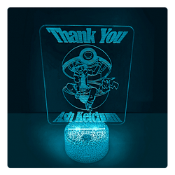 Lámpara Led Thank You Ash Base Agrietada