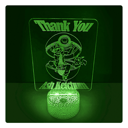 Lámpara Led Thank You Ash Base Agrietada