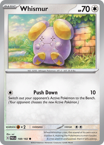 Whismur (148/182) [Scarlet & Violet: Paradox Rift]