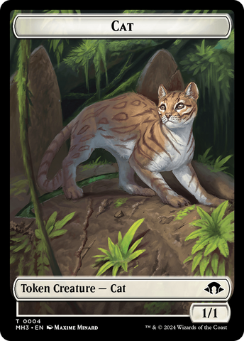 Servo // Cat Double-Sided Token [Modern Horizons 3 Tokens]