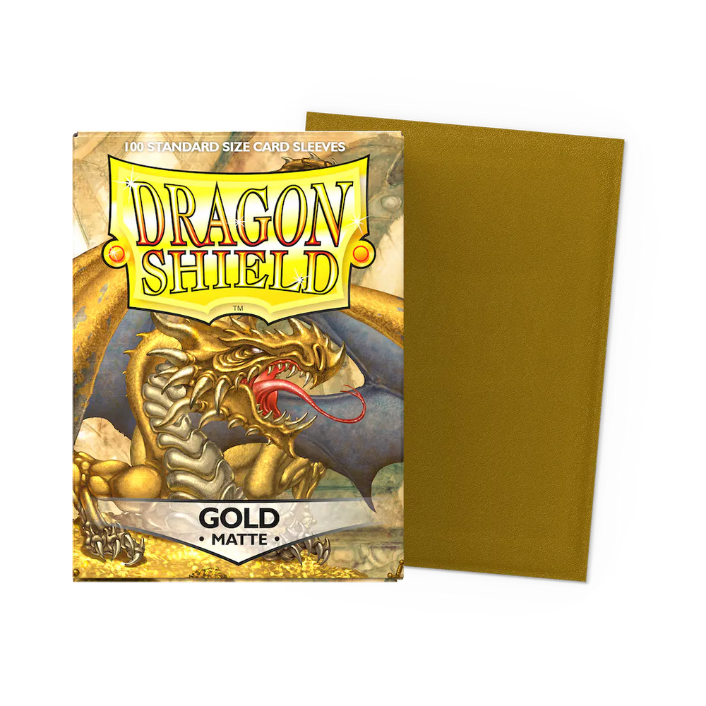 Protectores Dragon Shield - Standard Matte - Gold