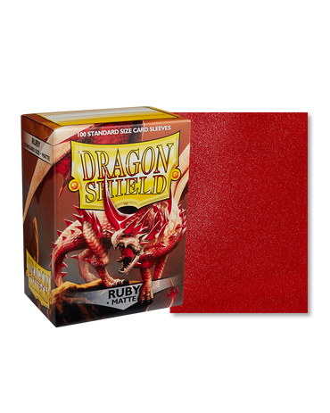 Protectores Dragon Shield - Estandar Matte - Ruby