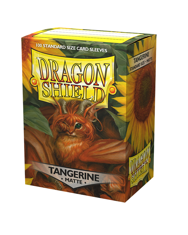 Protectores Dragon Shield - Standard Matte - Tangerine