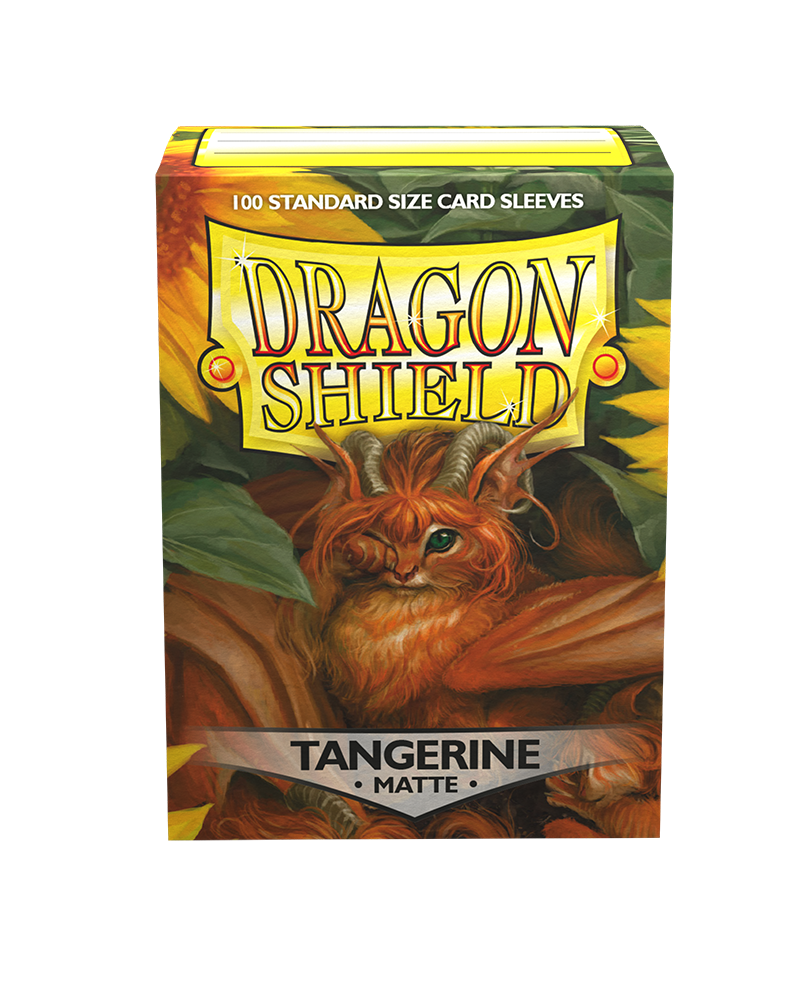 Protectores Dragon Shield - Standard Matte - Tangerine