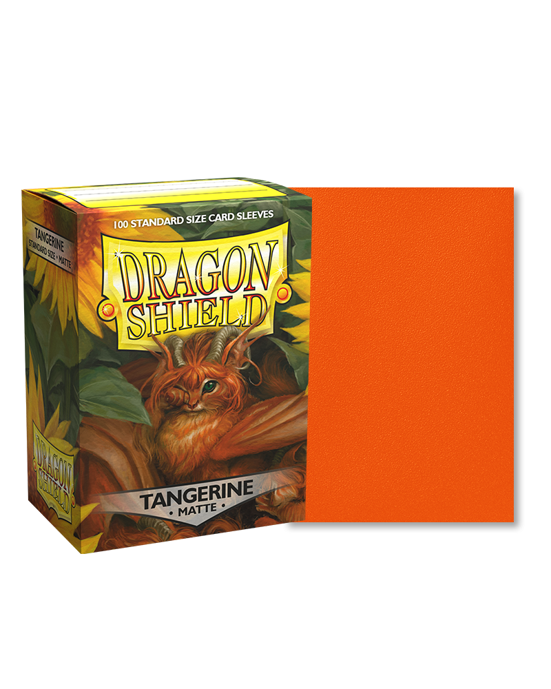 Protectores Dragon Shield - Standard Matte - Tangerine