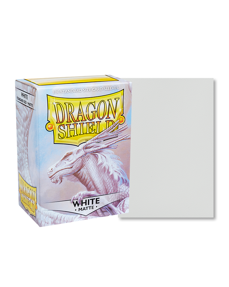 Protectores Dragon Shield - Standard Matte - White