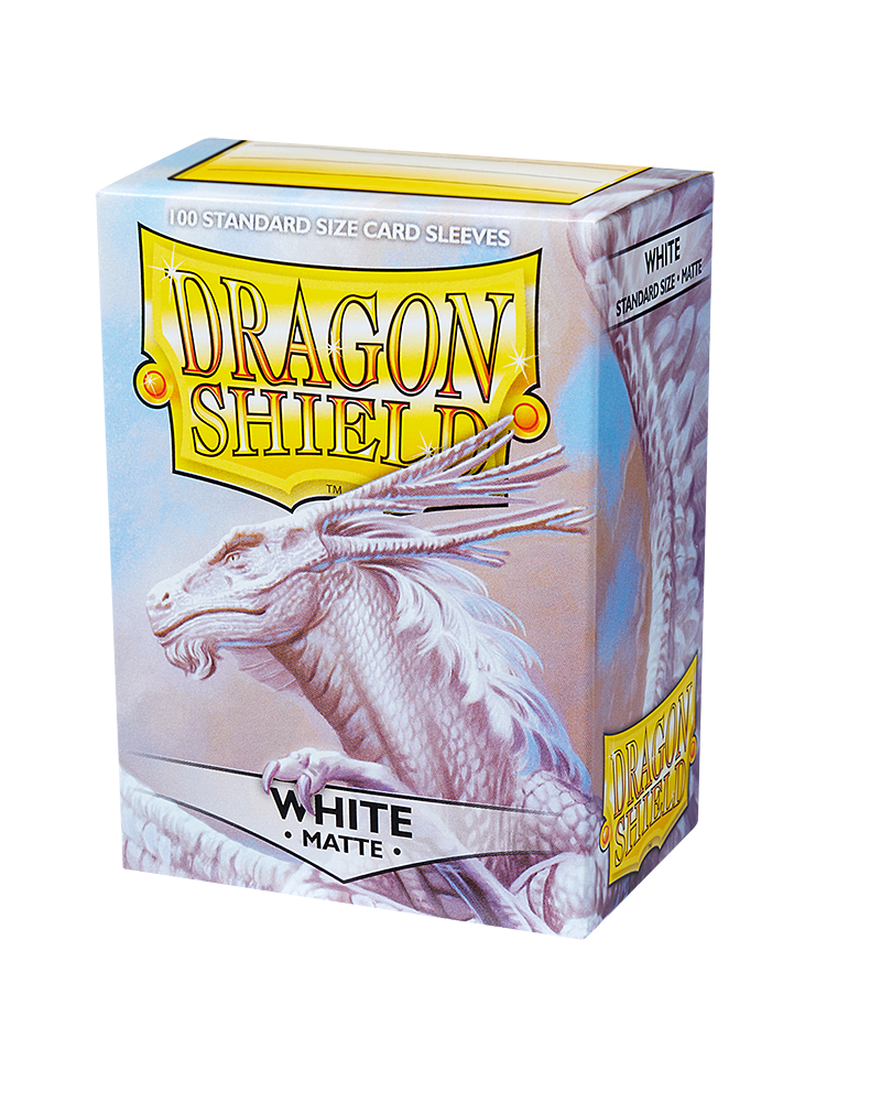 Protectores Dragon Shield - Standard Matte - White